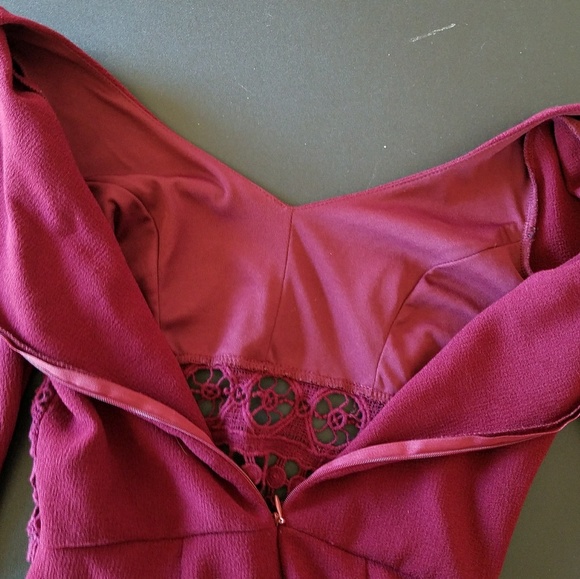 Solemio burgandy romper - Picture 5 of 7